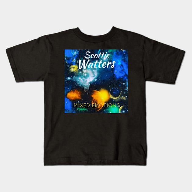 Mixed Emotions Kids T-Shirt by scottiewatters